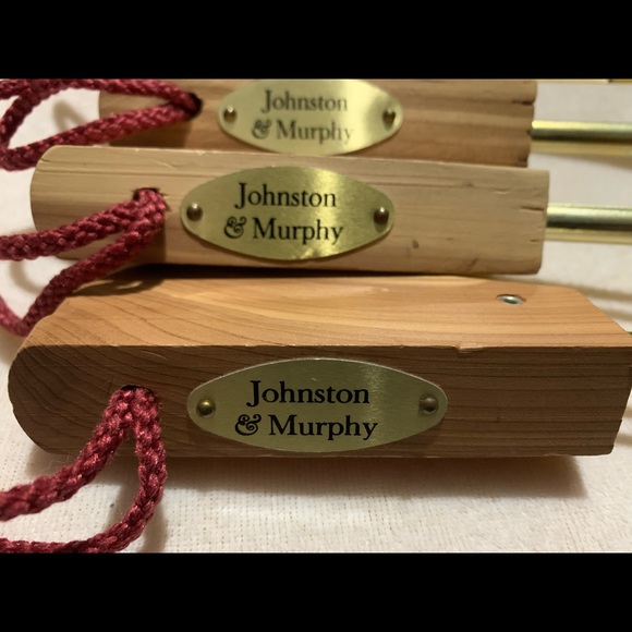 Vintage Johnston & Murphy Cedar Wooden Shoe Stays set of 4 sz Med - Picture 2 of 4